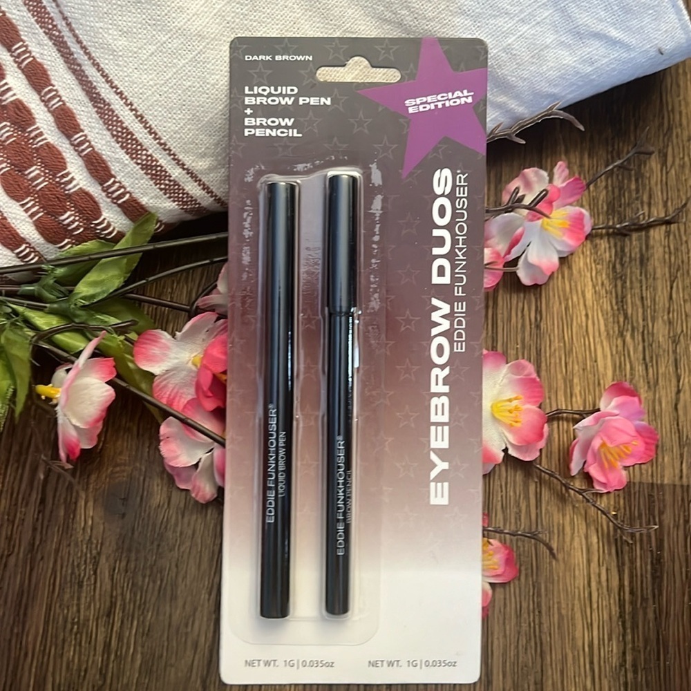 EDDIE FUNKHOUSER Special Edition Eyebrow Duos - Dark Brown